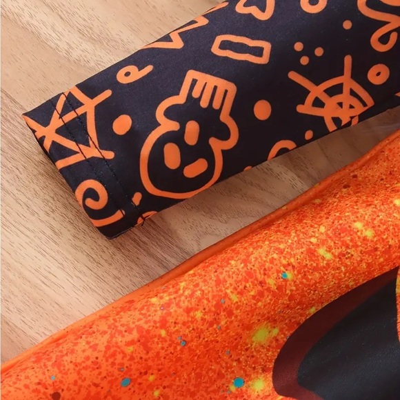 🧡 Spooky Chic Girls' Halloween Boo Dress Long Sleeve, Round Neck NWT CLEARANCE - Picture 4 of 4